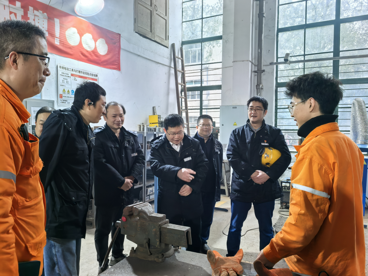 瀘天化股份公司到弘旭公司調研指導工作(圖1)